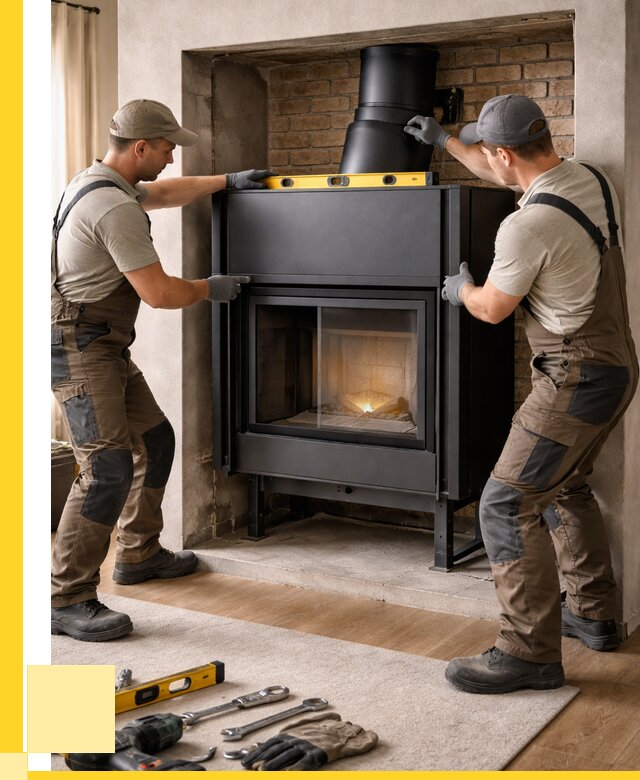 Установка каминных топок в Красногорске под ключ от 18290 р. | ЭриданКрр