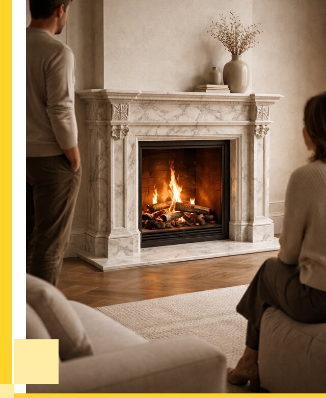 Мраморные камины под ключ в Красногорске от 254025 р. | ЭриданКрр