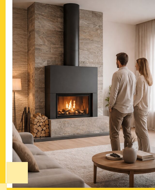 Закрытые камины под ключ в Красногорске от 121932 р., ЭриданКрр