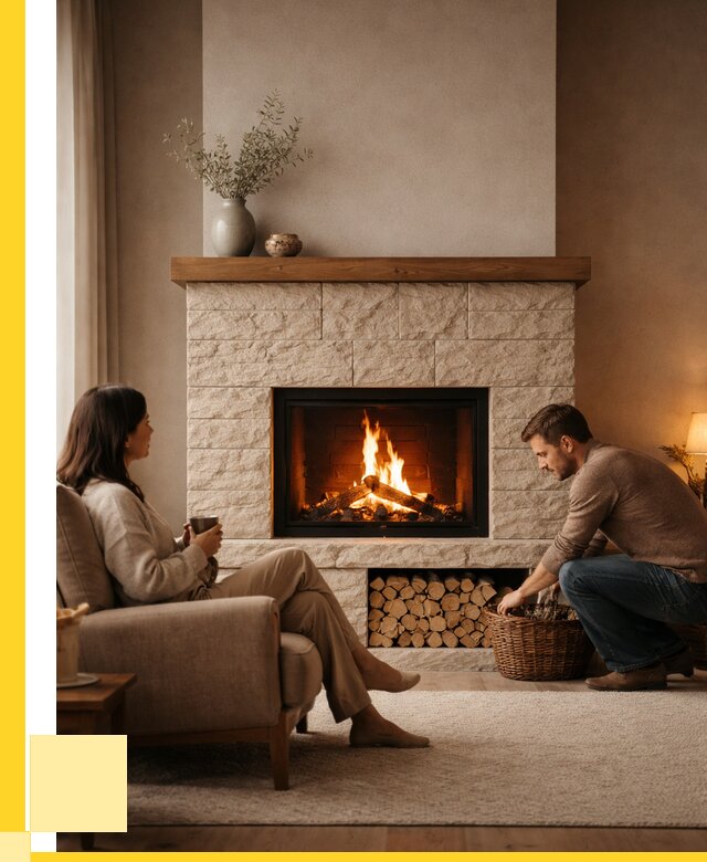 Камины для дома в Красногорске под ключ от 152415 р. | ЭриданКрр