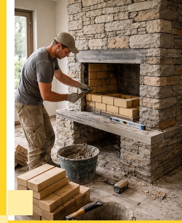 Кладка каминов и камина в Красногорске от 25403 р. ЭриданКрр