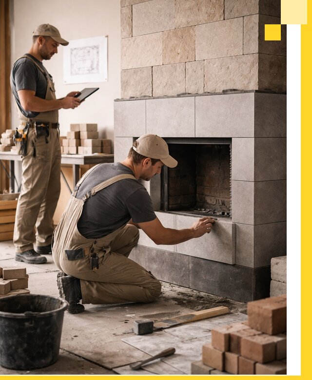 Индивидуальные проекты каминов и каминных систем в Красногорске