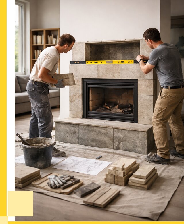 Монтаж каминов и установка в Красногорске от 45725 р. | ЭриданКрр