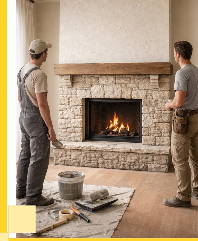 Отделка каминов в Красногорске от 6605 р. под ключ | ЭриданКрр