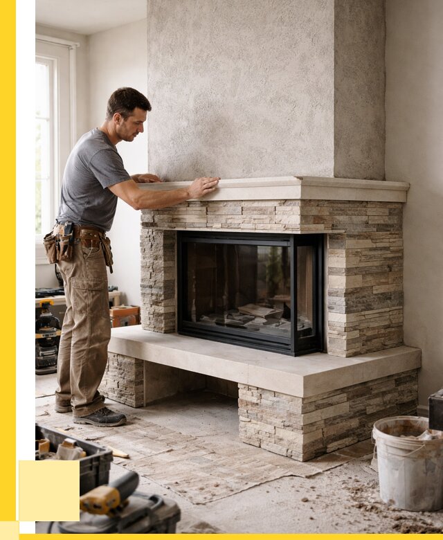 Изготовление каминов под ключ в Красногорске от 152415 р. | ЭриданКрр