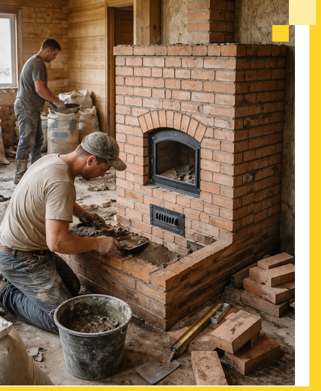 Профессиональное строительство печей в Красногорске под ключ