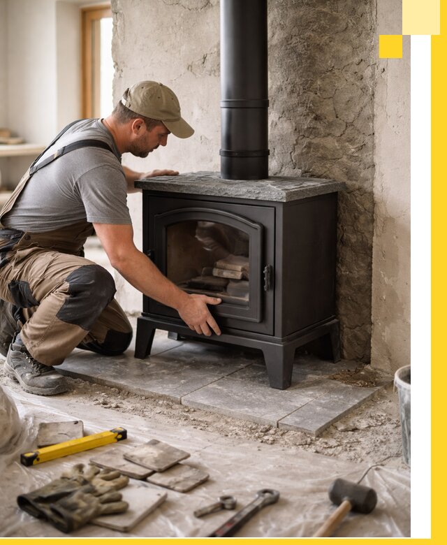 Профессиональный монтаж печей и каминов в Красногорске под ключ