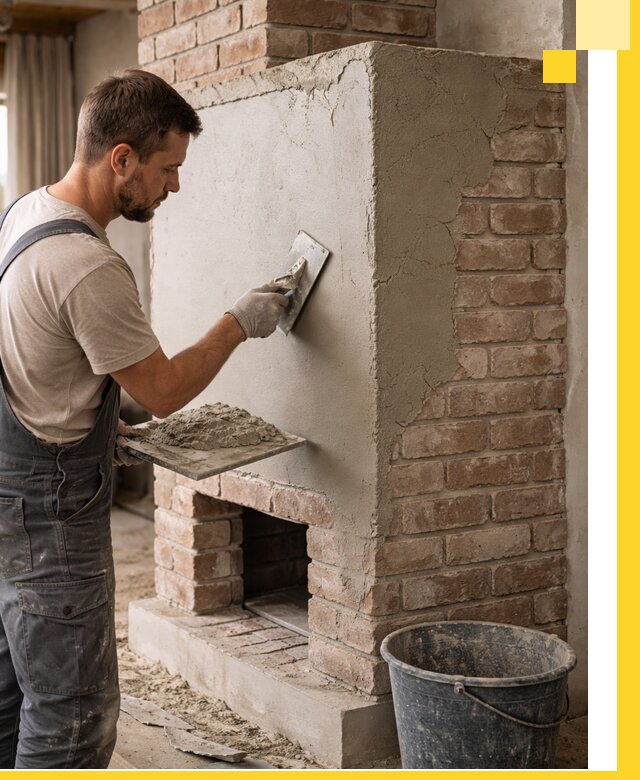 Отделка печей и облицовка каминов в Красногорске под ключ