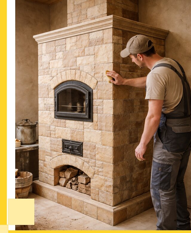 Облицовка печей в Красногорске от 4572 р. под ключ | ЭриданКрр