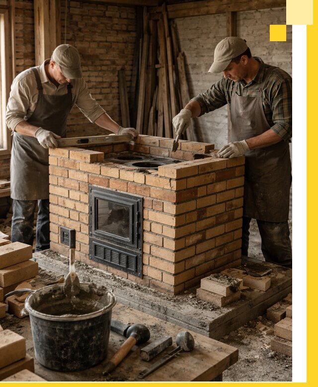 Изготовление и установка варочных печей под ключ в Красногорске