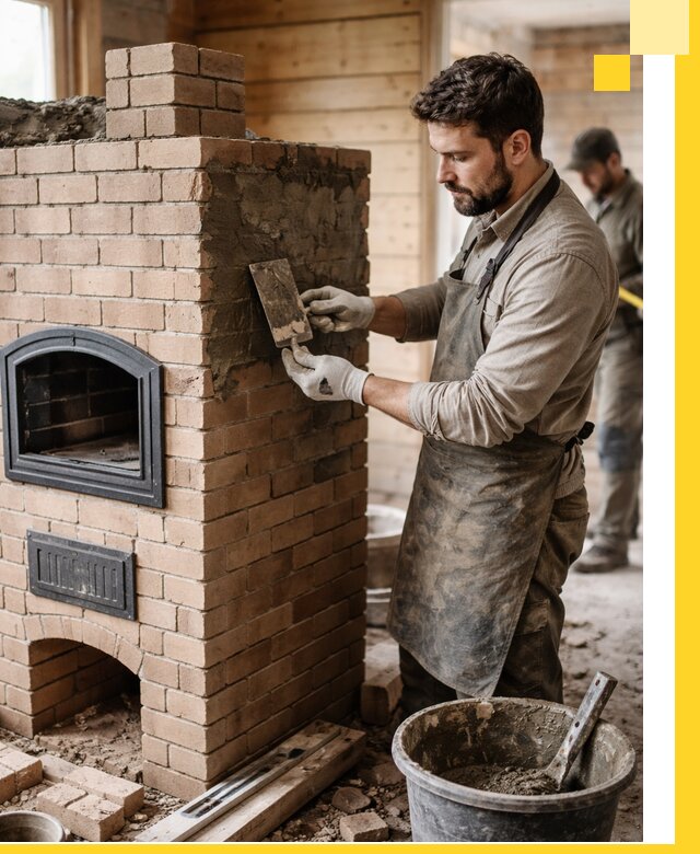 Изготовление и установка печей-шведок под ключ в Красногорске