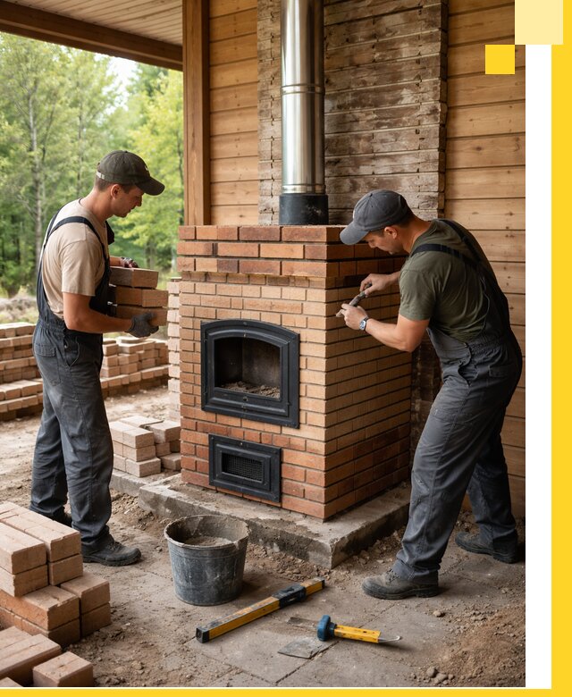 Производство и установка дачных печей под ключ в Красногорске