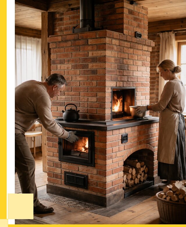 Печи для загородного дома под ключ в Красногорске от 81288 р. | ЭриданКрр