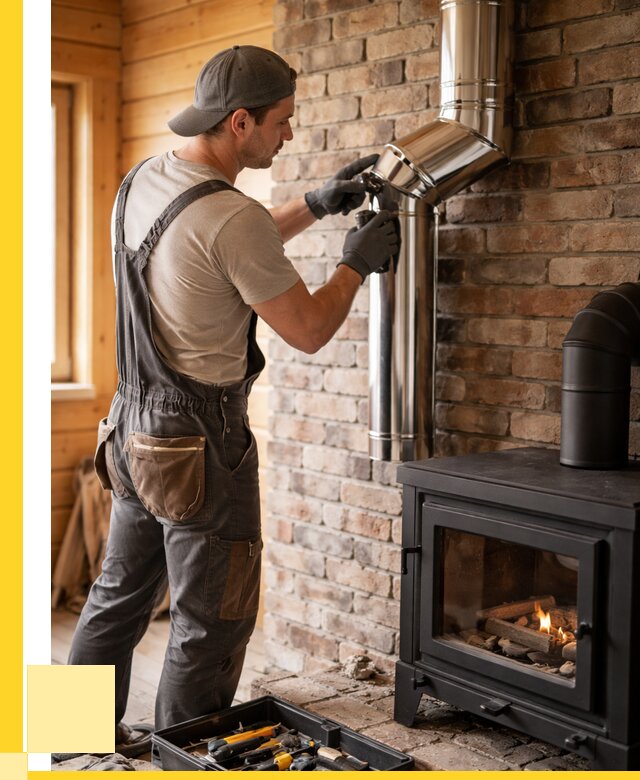 Монтаж дымоходов для печей в Красногорске от 7621 р. | ЭриданКрр
