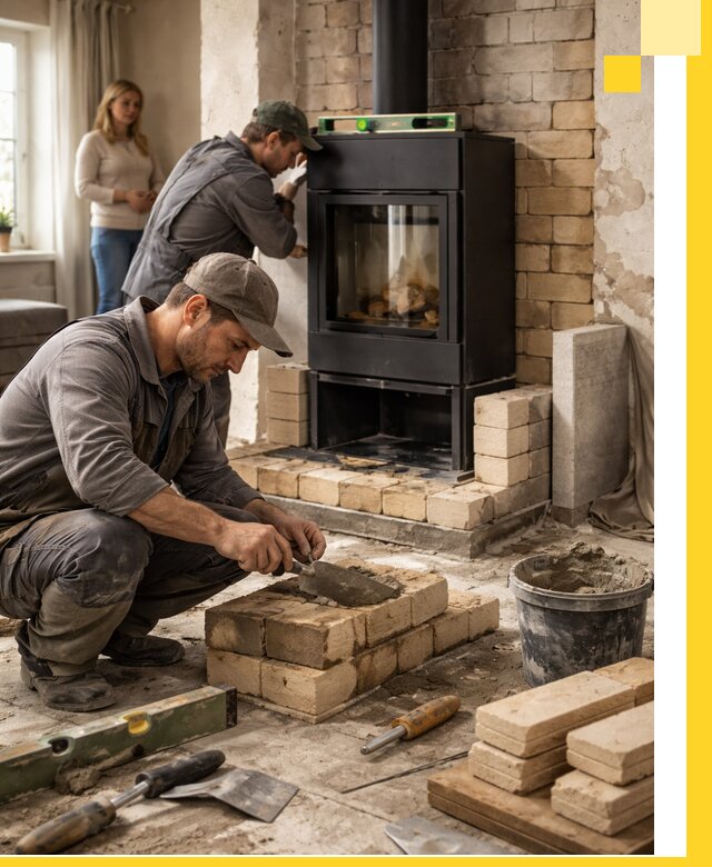 Печи и камины под ключ: проект, установка в Красногорске