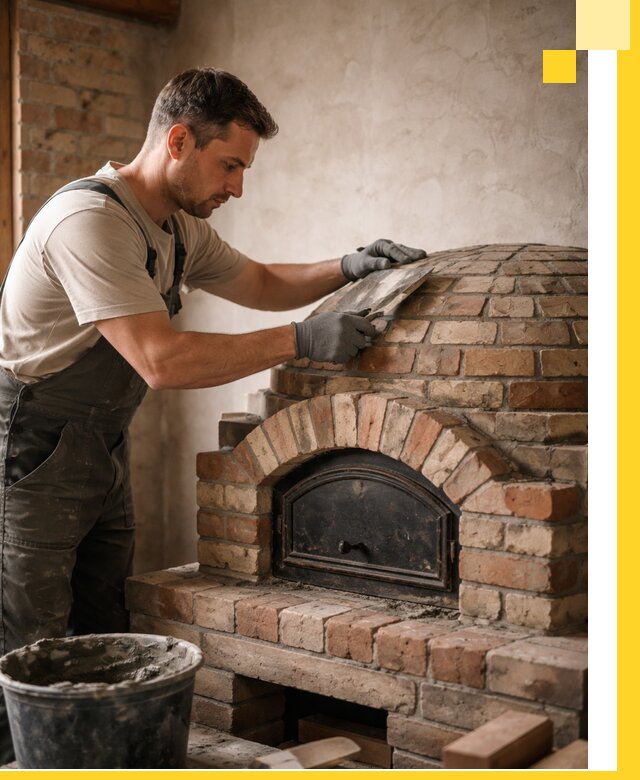 Изготовление и монтаж помпейских печей на заказ в Красногорске