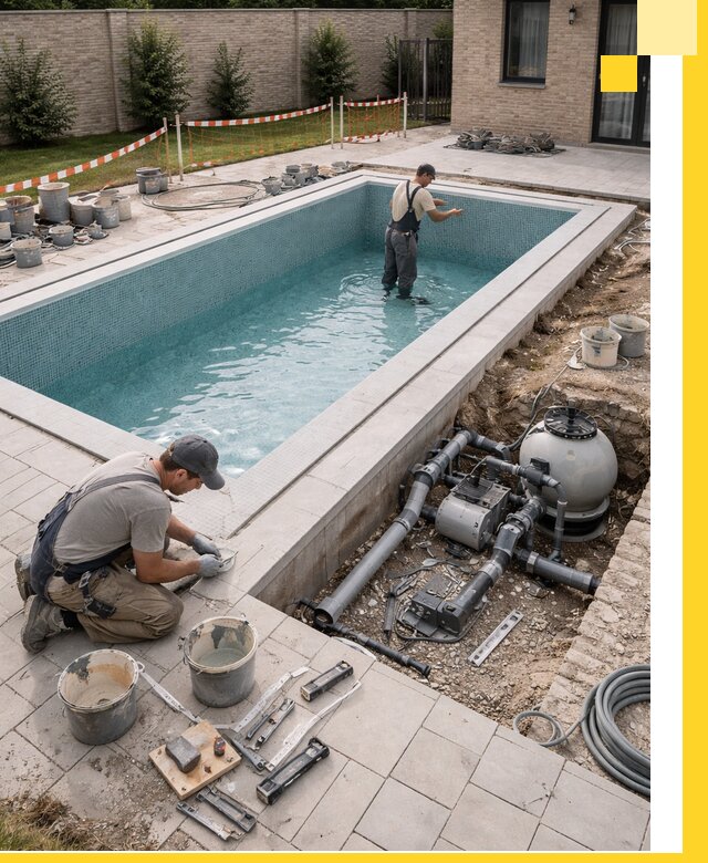 Строительство бассейнов под ключ в Красногорске: проекты и монтаж