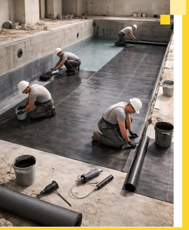 Профессиональная гидроизоляция бассейнов и чаш в Красногорске под ключ