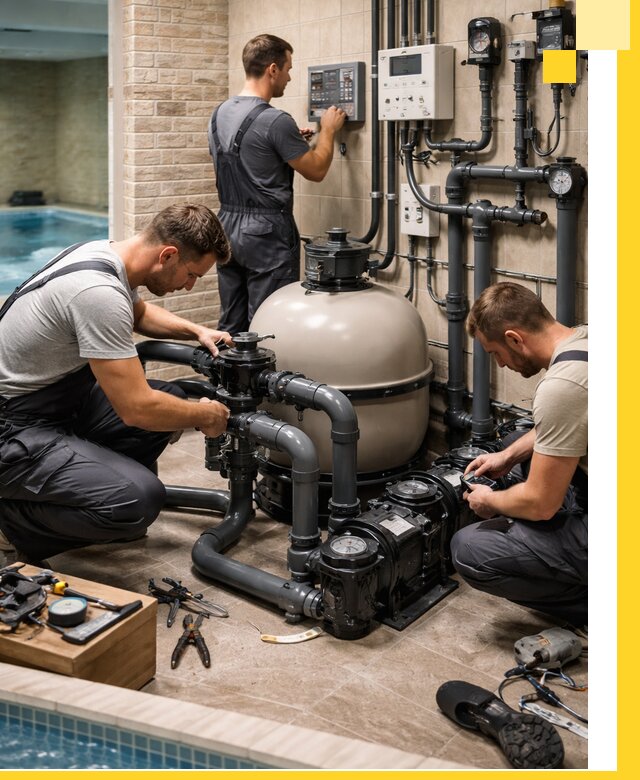 Комплексное оборудование для бассейнов под ключ в Красногорске