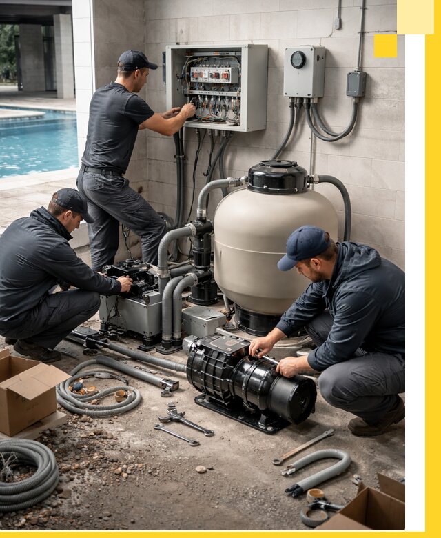 Профессиональный монтаж оборудования для бассейнов в Красногорске