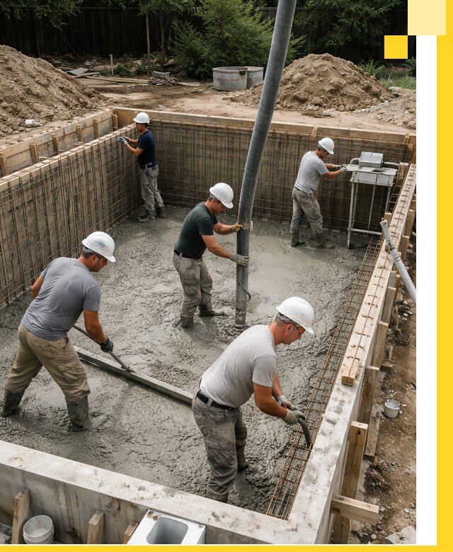 Строительство бетонных бассейнов под ключ в Красногорске