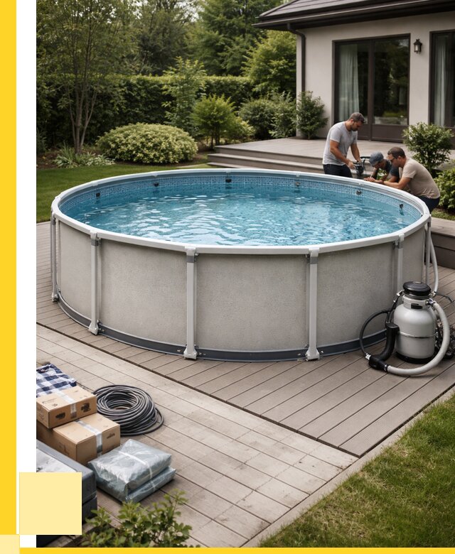 Купить каркасные бассейны в Красногорске от 45725 р. | ЭриданКрр