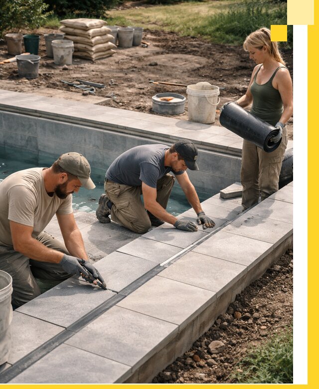 Строительство и монтаж уличных бассейнов под ключ в Красногорске