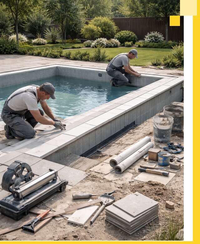 Строительство открытых бассейнов под ключ в Красногорске профессионально