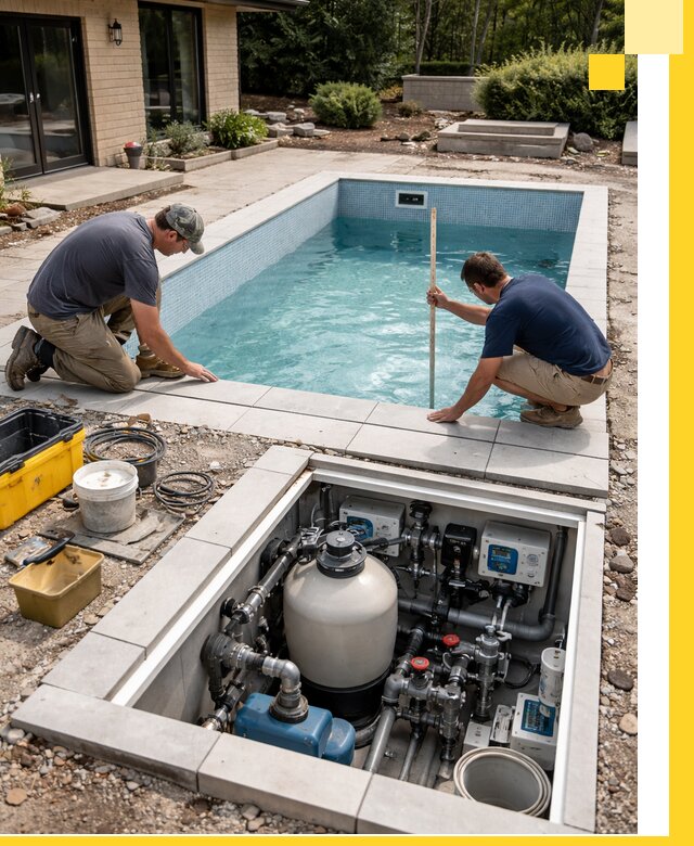 Строительство качественных домашних бассейнов под ключ в Красногорске