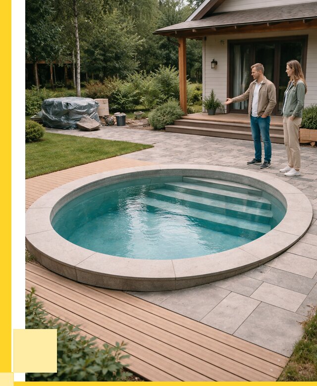 Бассейн на даче под ключ в Красногорске от 203220 р., ЭриданКрр