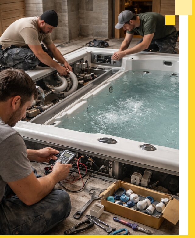 Гидромассажные бассейны под ключ в Красногорске, дизайн и монтаж