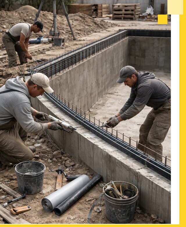 Качественный монтаж чаши бассейна в Красногорске под ключ с гарантией