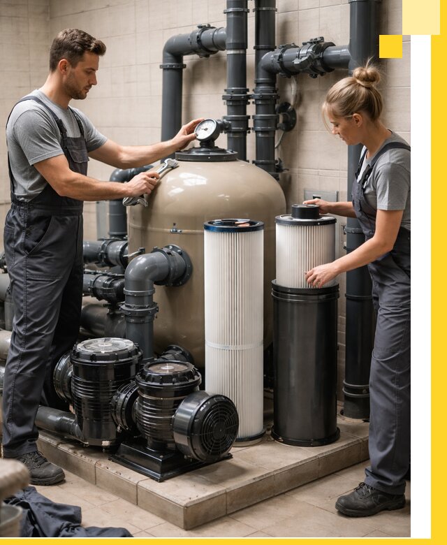 Фильтры и системы фильтрации для бассейнов в Красногорске