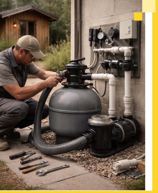 Продажа и монтаж фильтров и насосов для бассейнов в Красногорске