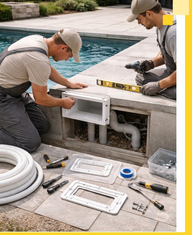 Поставка и установка скиммеров для бассейнов в Красногорске