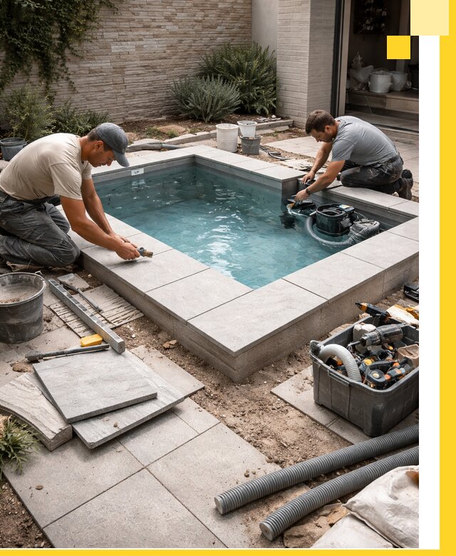 Мини бассейны под ключ в Красногорске, дизайн и установка