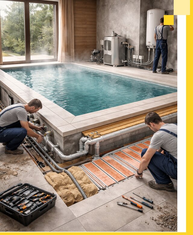 Проектирование и строительство тёплых бассейнов в Красногорске