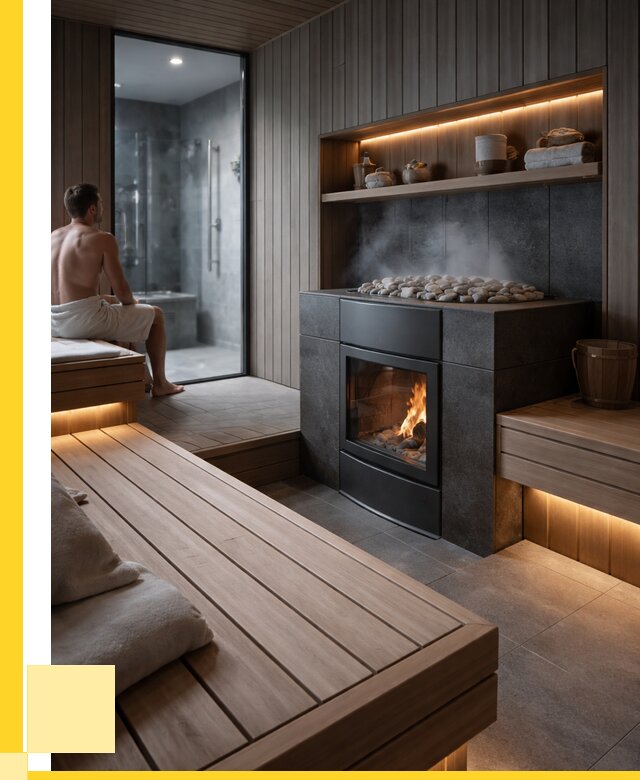 Проект сауны в частном доме в Красногорске от 35564 р. | ЭриданКрр