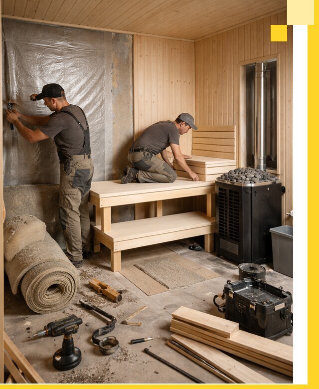 Проекты саун под ключ в Красногорске дизайн и строительство