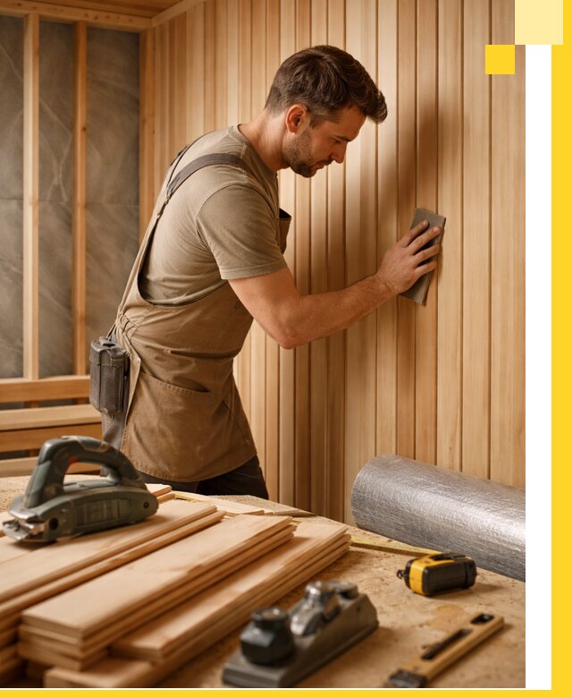 Профессиональная отделка саун и парных под ключ в Красногорске