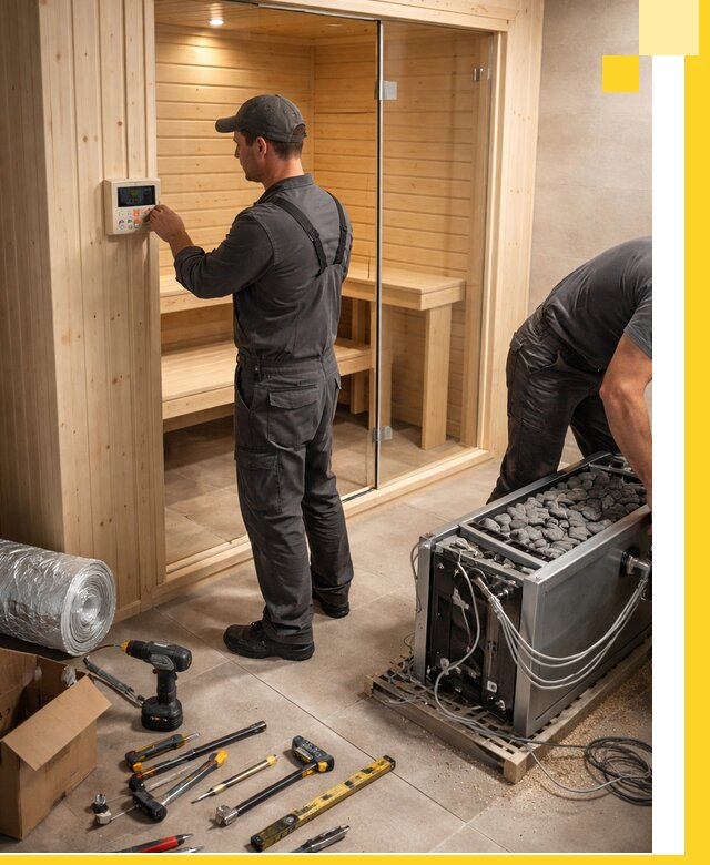 Поставка, установка и монтаж электрических саун в Красногорске