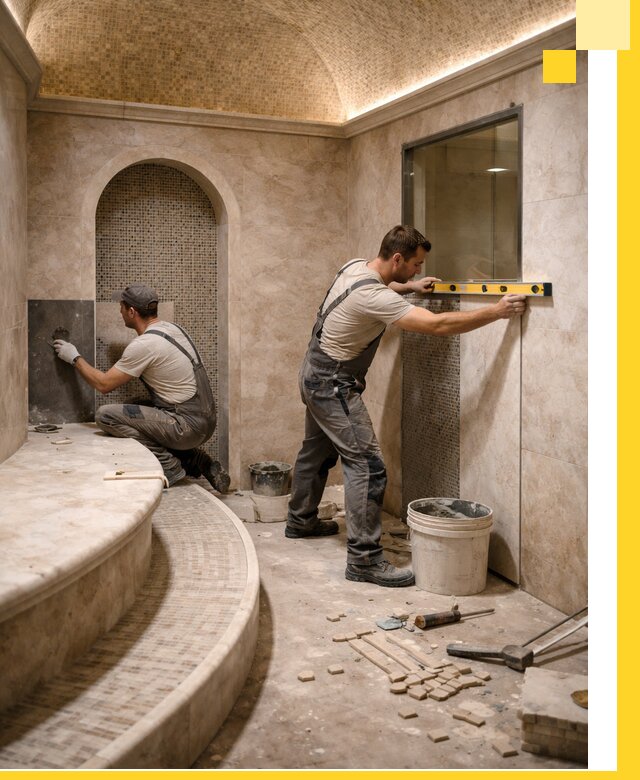 Проектирование и строительство саун с хамамом под ключ в Красногорске