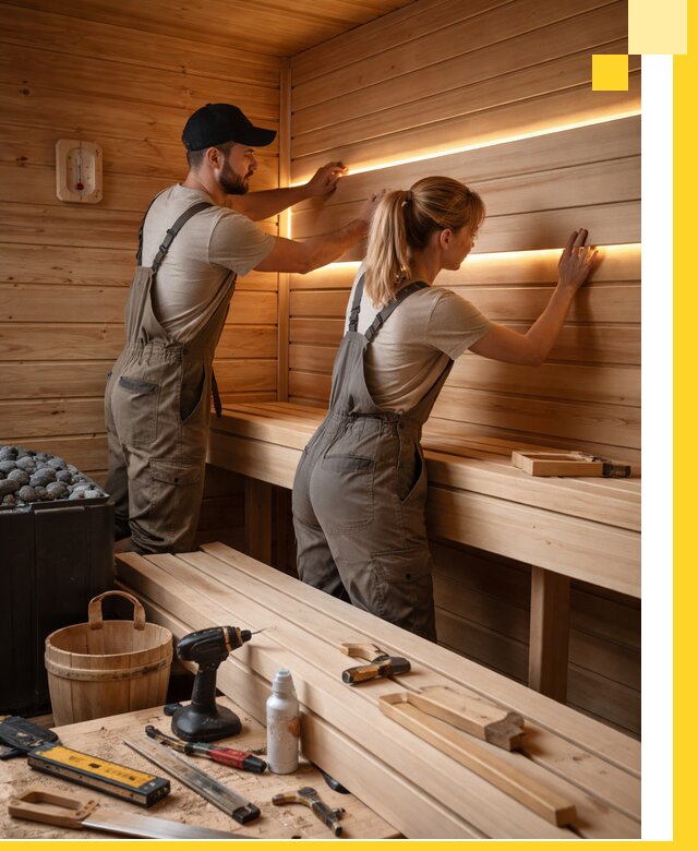 Дизайн саун и бань под ключ с индивидуальным проектом в Красногорске