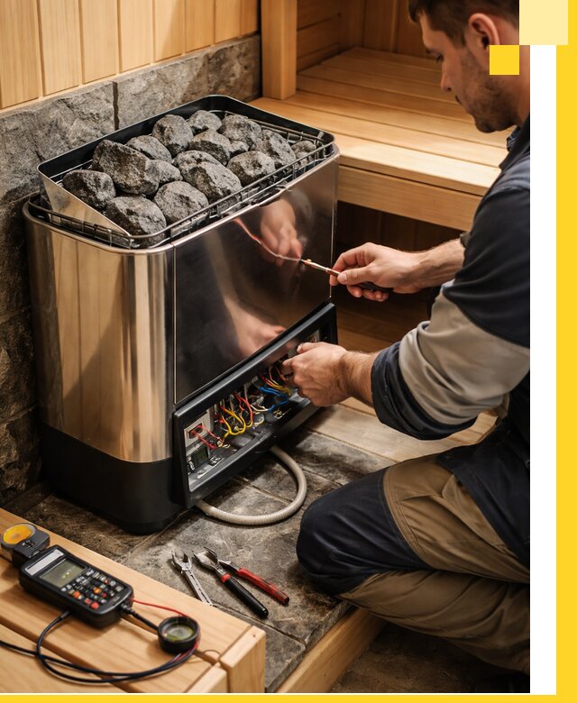 Продажа и установка электрокаменок для саун в Красногорске