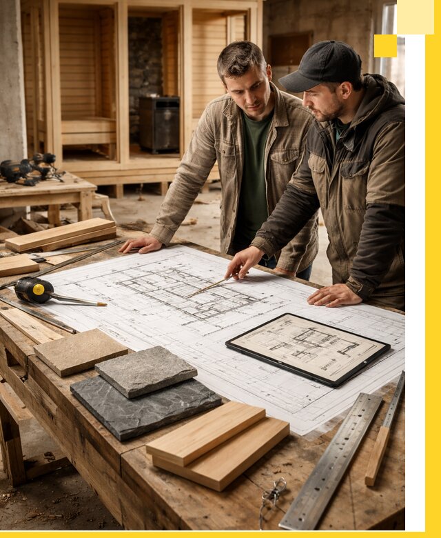 Проекты бань под ключ и планы строительства в Красногорске