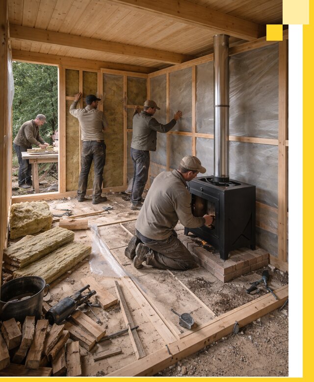 Профессиональный монтаж бань под ключ в Красногорске для дома