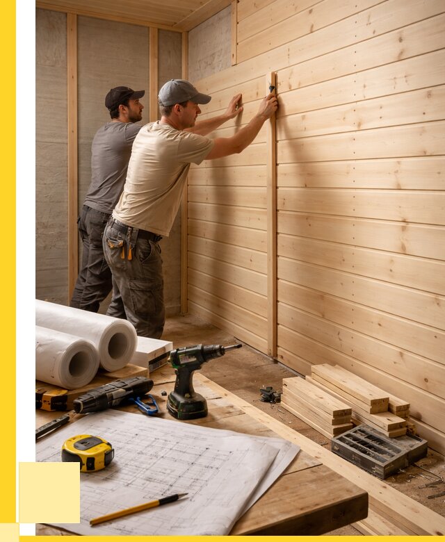 Обшивка бани вагонкой в Красногорске от 1219 р., ЭриданКрр