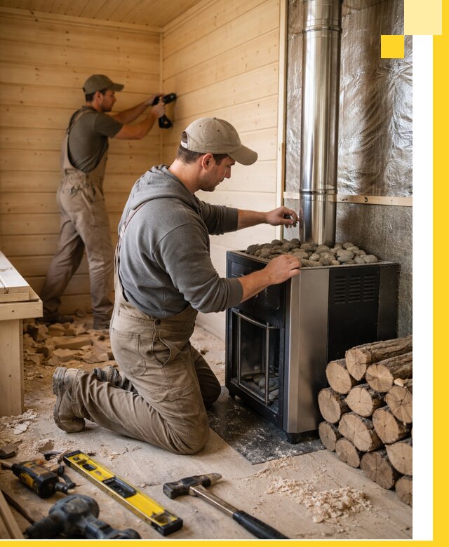 Строительство деревянных бань под ключ в Красногорске проекты и монтаж