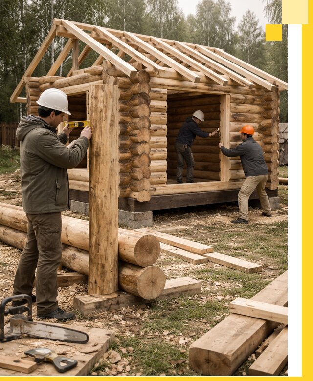 Строительство бань для дачи под ключ в Красногорске с доставкой и монтажом