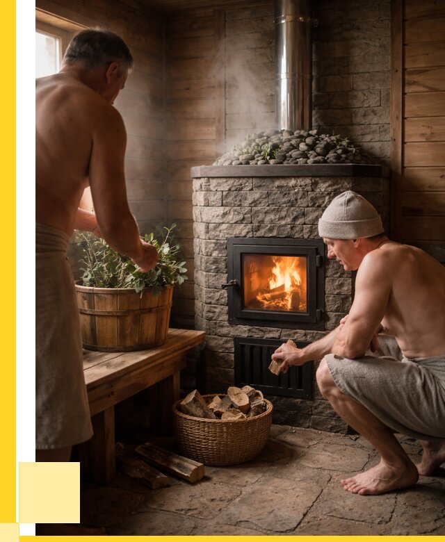 Банные печи под ключ в Красногорске от 45725 р. | ЭриданКрр кирпичная